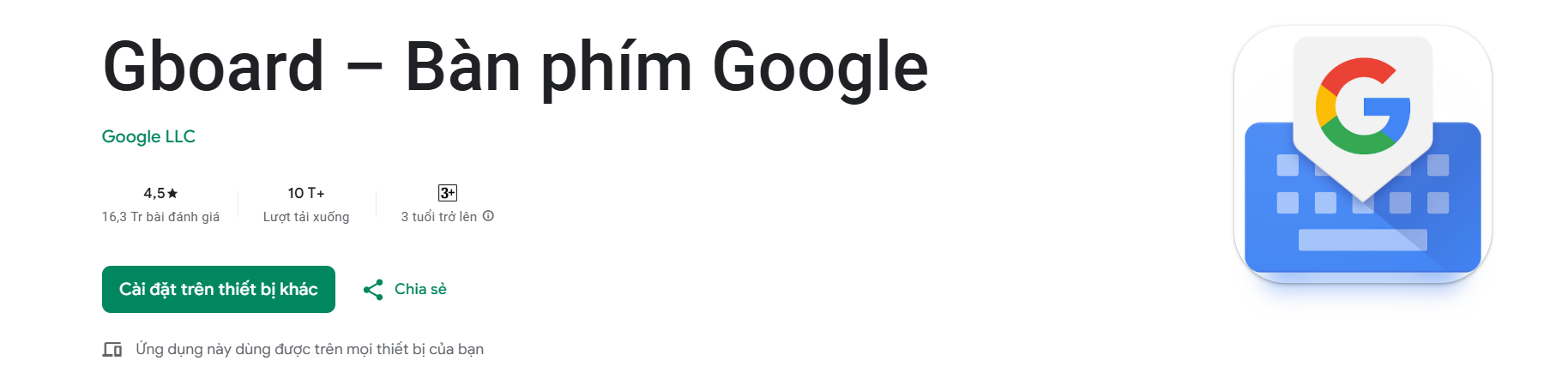 Gboard 10 ty