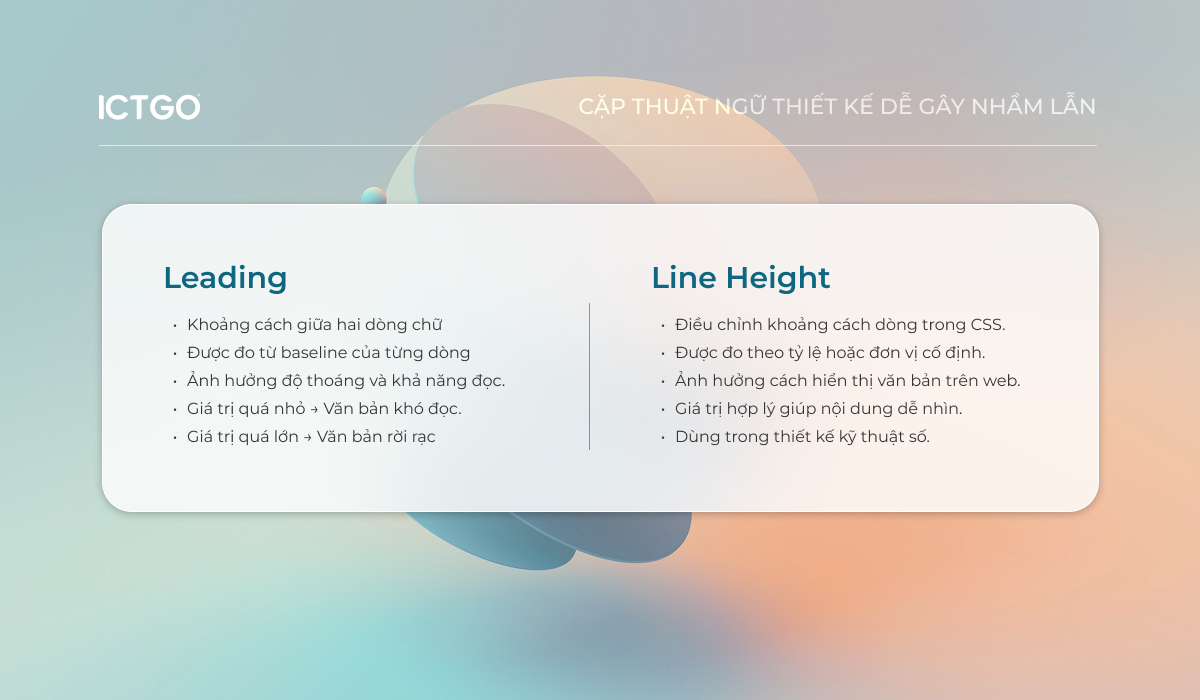 Leading vs Line Height - ICTGO